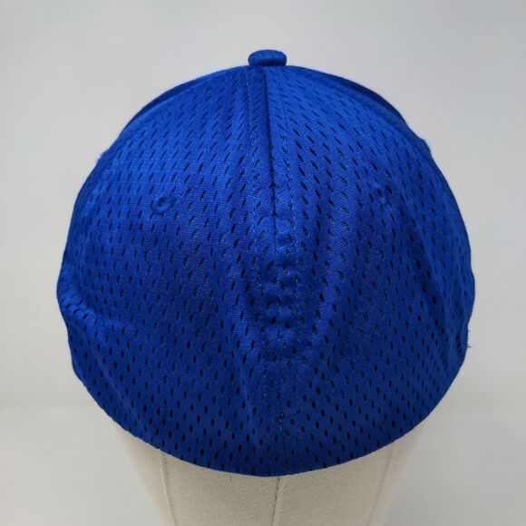 The Game Men's Fitted Hat Blue Embroidered Homestead Spartans Logo Polyester - Picture 5 of 7